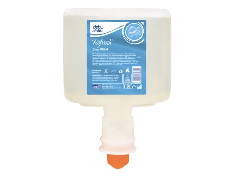 Deb Refresh Clear FOAM handzeep 1200 ml