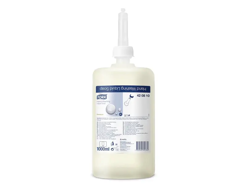 Savon liquide nettoyant Tork pour distributeur S1 1000 ml