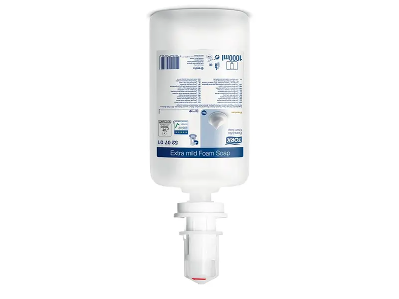 Savon moussant extra doux Tork pour distributeur S4 1000 ml