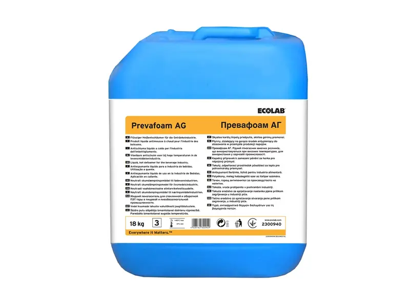 Ecolab Prevafoam AG antischuimmiddel jerrycan 18 kg (NL)