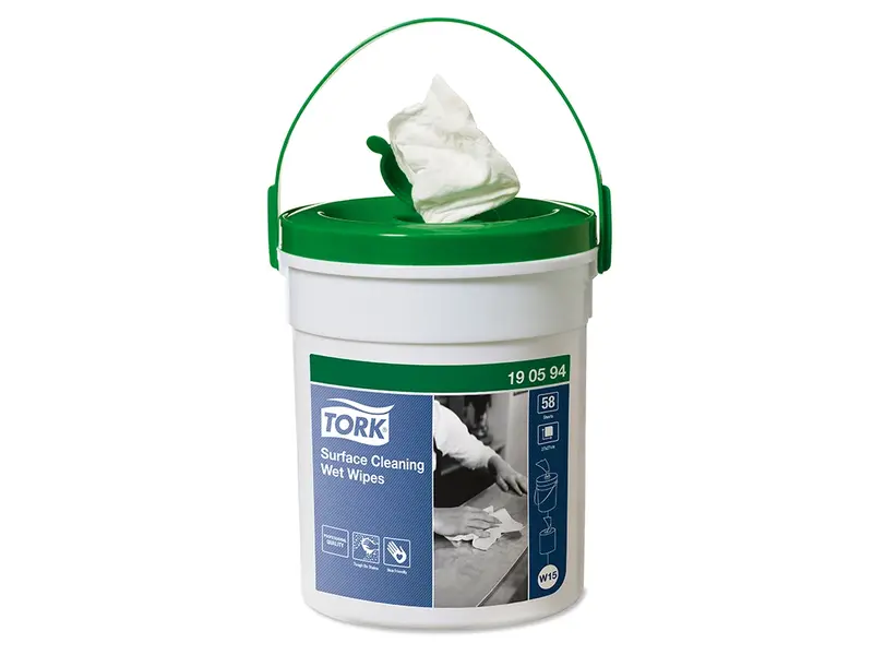 Tork Surface Cleaning Wet Wipe Refill reinigingsdoekjes wit W15