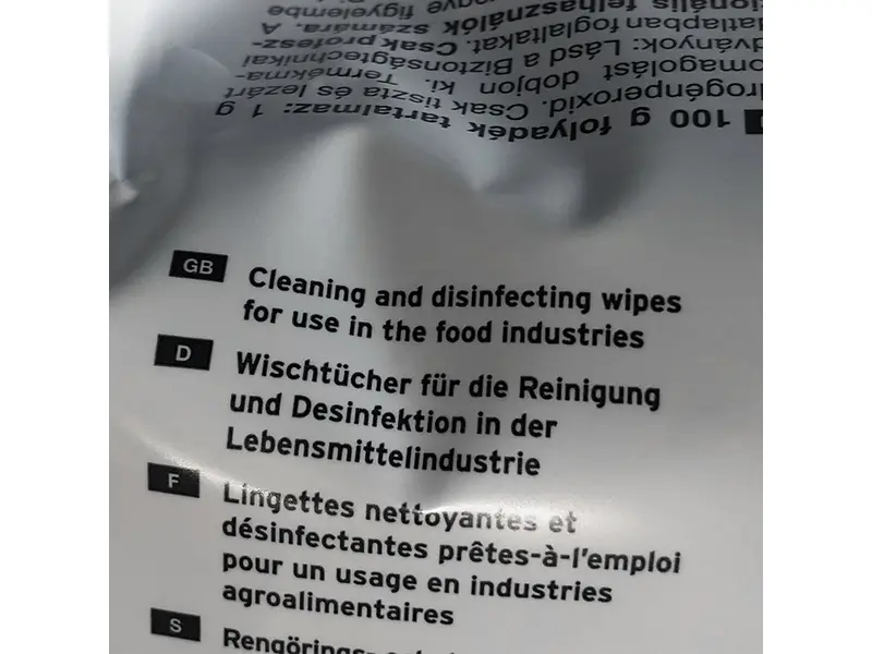 Ecolab DrySan Oxy Wipes reinigings- en desinfectiedoekjes blauw 6x165 stuks