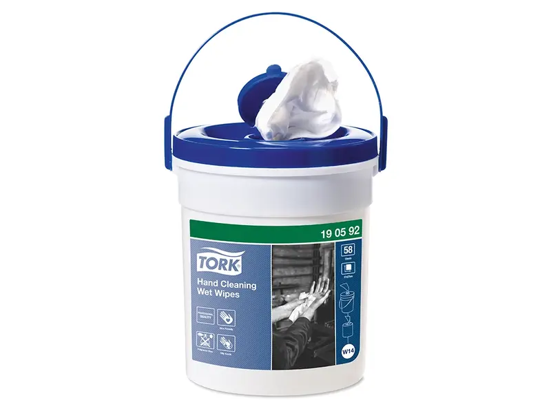 Lingettes nettoyantes humides Tork pour les mains W14