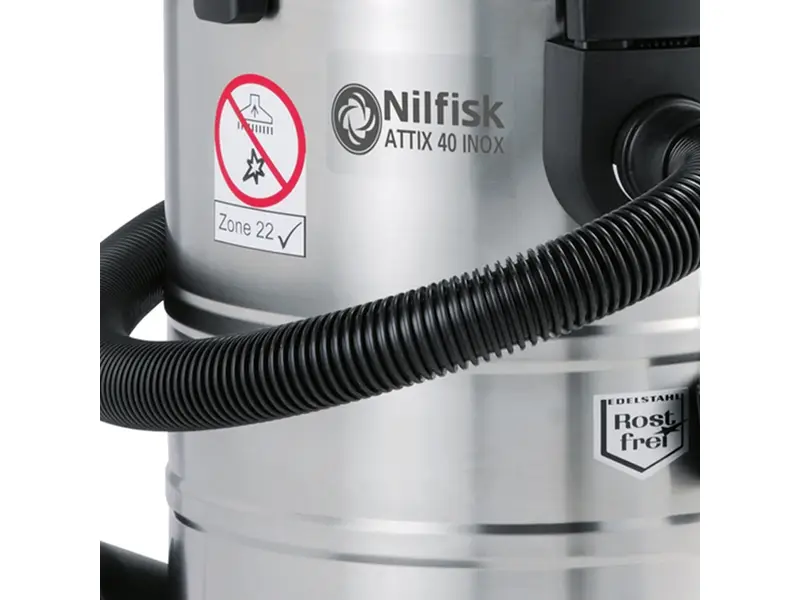 Nilfisk ATTIX 40-0M PC TYPE 22 safety vacuum cleaner M-class ATEX Zone 22