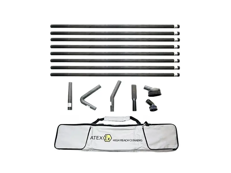 SkyVac Atex gecertificeerde zuigset zone 22 met draagtas 12 meter
