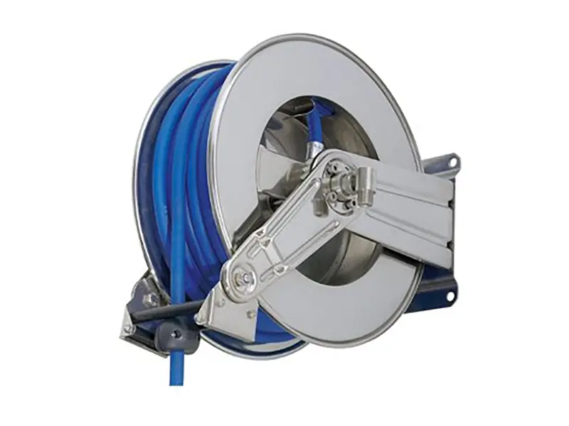 Automatische slanghaspel drinkwater RVS voor 15 m 1/2'' slang