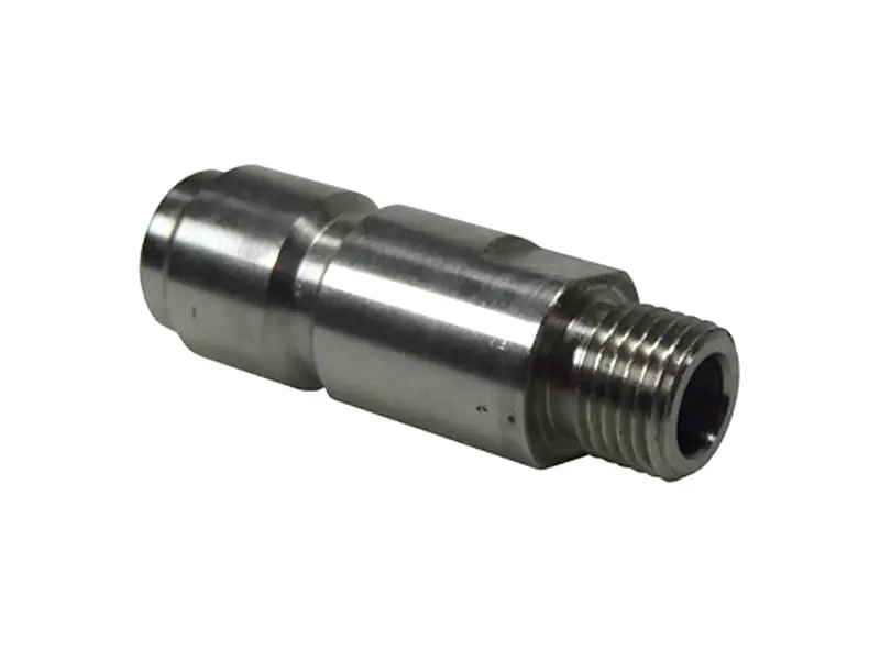 DN12 adapter lange uitvoering RVS 1/4'' BUD