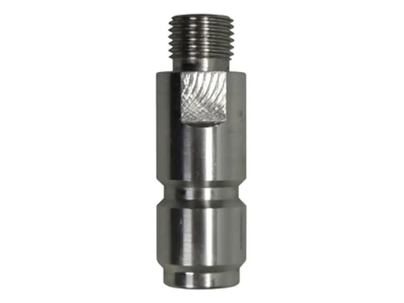 DN12 adapter lange uitvoering RVS 1/4'' BUD