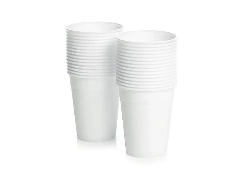 Vending machine coffee cups PS ø70.3 mm 180 ml white