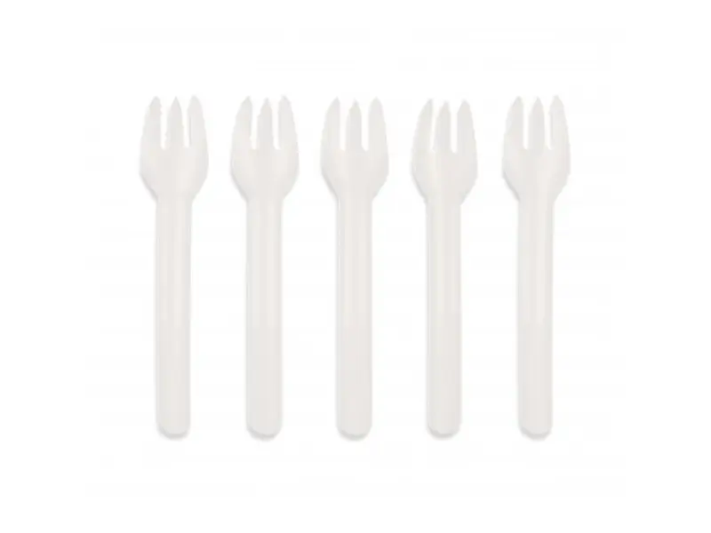 Papier fourchette 159 mm blanc
