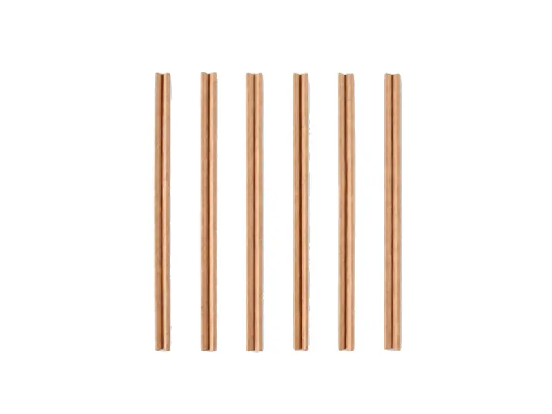 Roerstaafjes papier 110 mm bruin