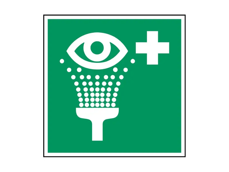 Sticker ogen spoelen PIC 354 250x250 mm