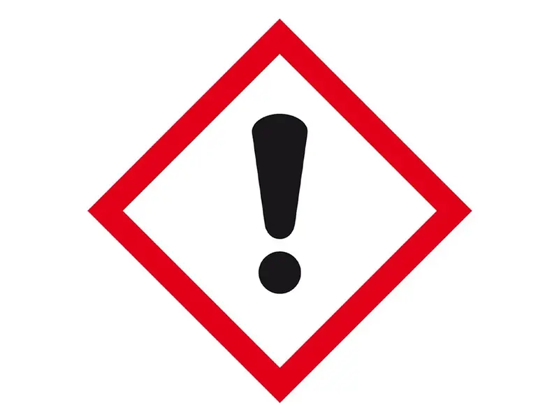 Harmful sticker PIC 1805 21x21 mm