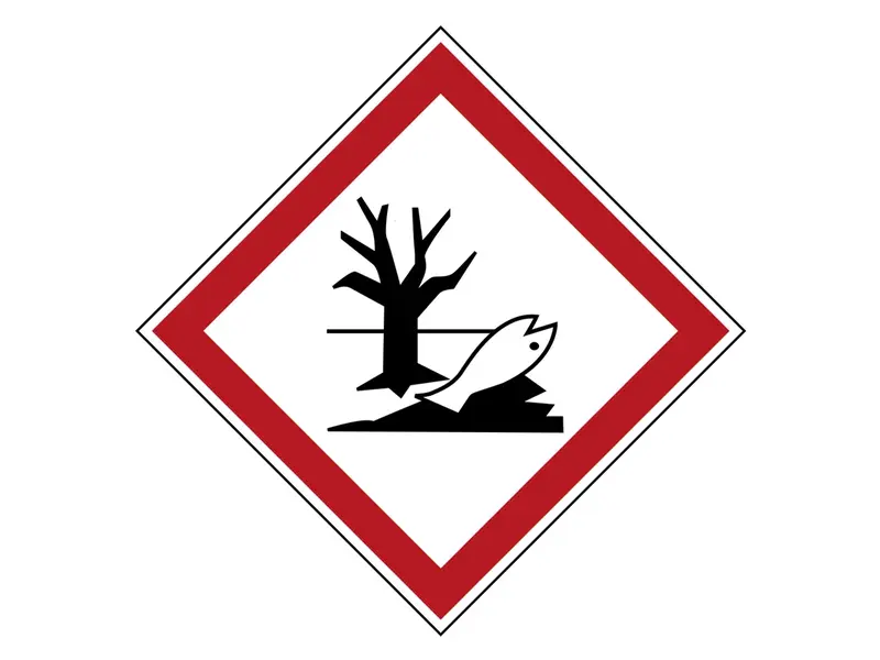 Environmentally hazardous sticker PIC 1806 100x100 mm