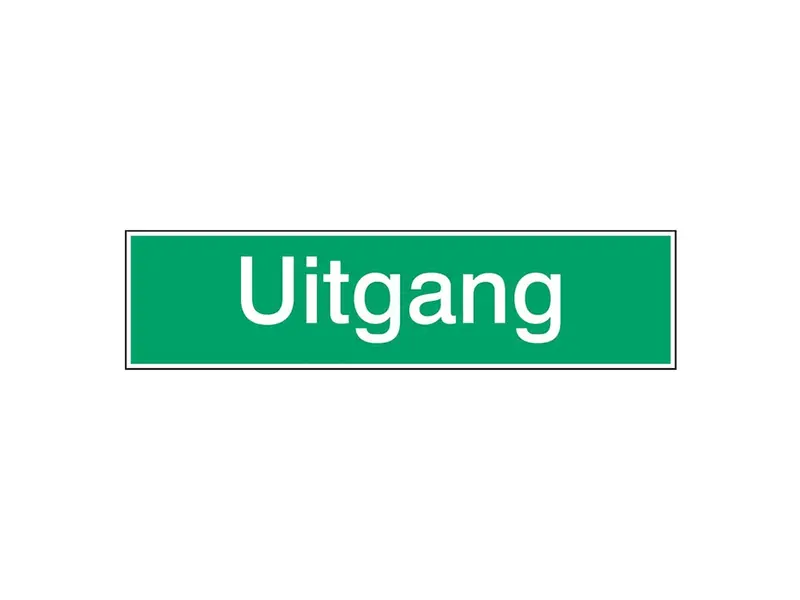 Emergency exit sticker STN 723 297x74 mm