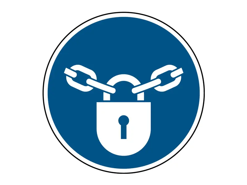 Keep sticker closed M028 B-862 ø100 mm