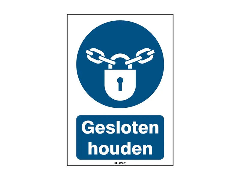 Keep sticker closed M028 B-862 210x297 mm