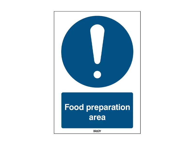 Sticker general mandatory sign M001 B-863 148x210 mm