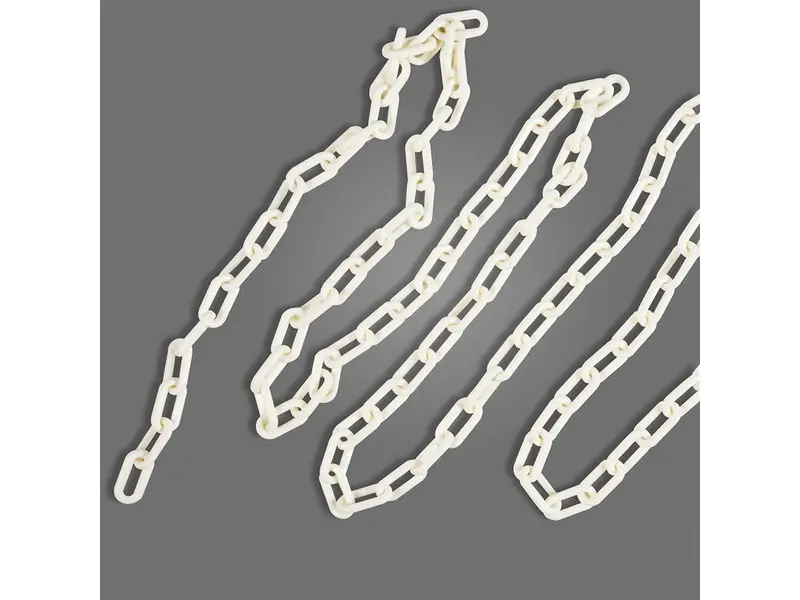 Chaîne d'avertissement Brady blanche de 25 m