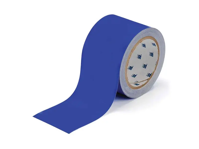 Boundary tape ToughStripe PE 50.80 mm blue