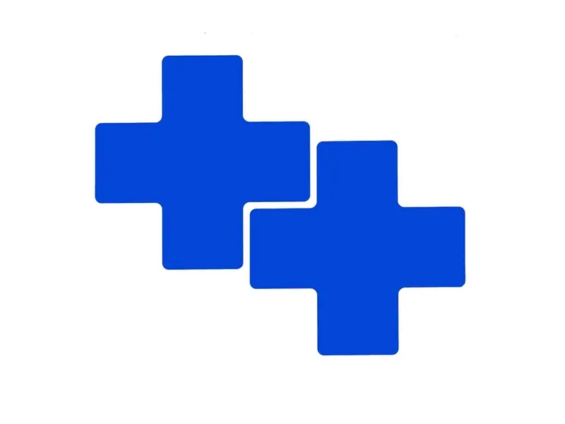 Signe plus - ToughStripe 76,20 x 203,20 mm bleu