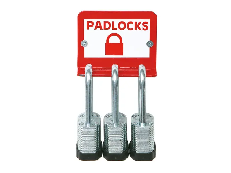 Hangslotstation klein 76x57x31 mm rood