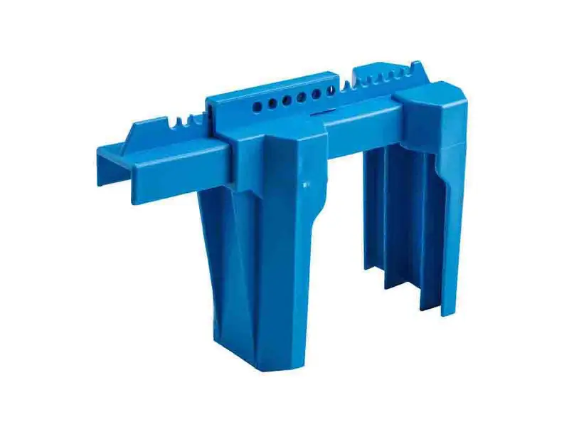 Brady locking system ball valve large 50-200 mm blue