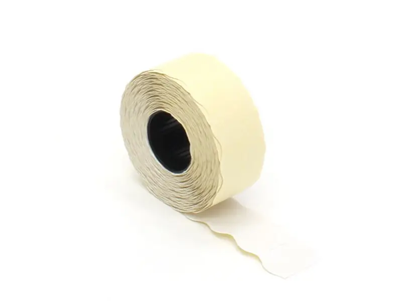 Étiquette de prix « vierge » permanente 26 x 12 mm blanche