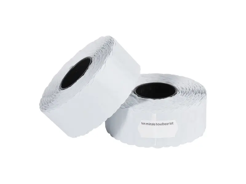 Price label "best before" permanent 26x12 mm white