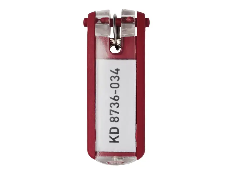Red Key Clip Keychain