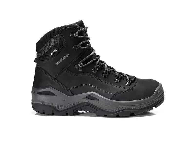 Lacets de sécurité haute performance Lowa Renegade Work GTX Black Mid S3 CI HI HRO, taille 40
