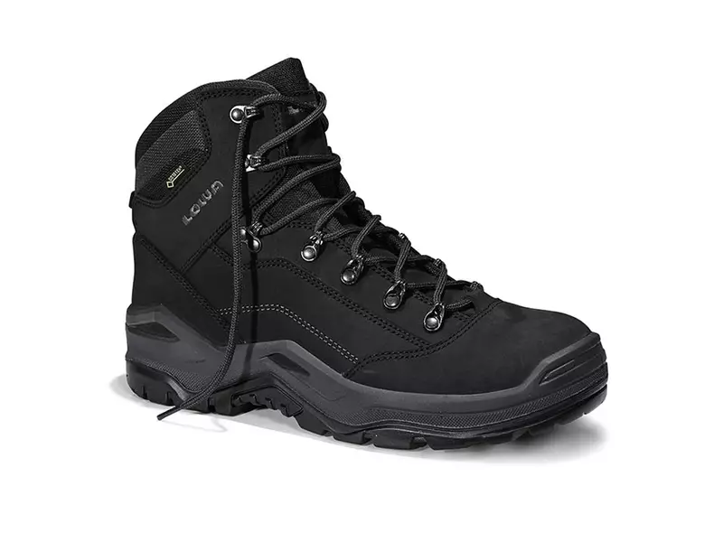 Lacets de sécurité haute performance Lowa Renegade Work GTX Black Mid S3 CI HI HRO, taille 40