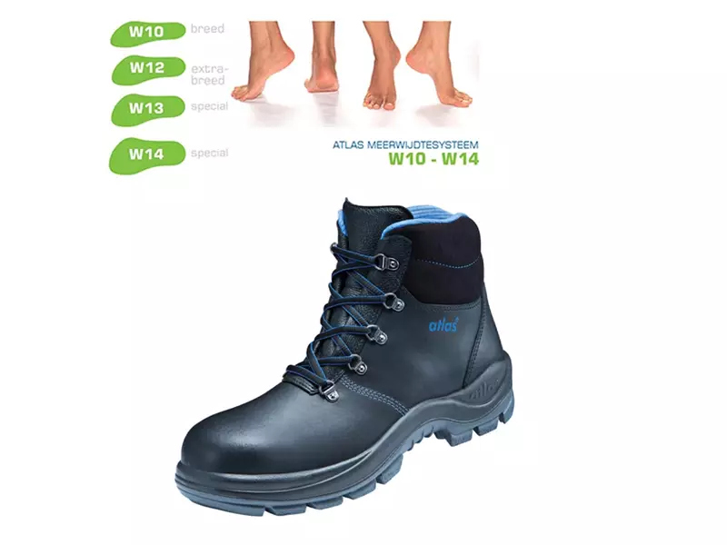 Atlas TX 84 S2 schoen hoog veter SRC W10 maat 50