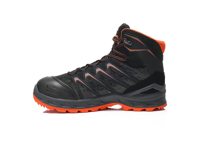 Schoen Lowa Larrox Work GTX Black Mid S3 Ci hoog veter maat 46