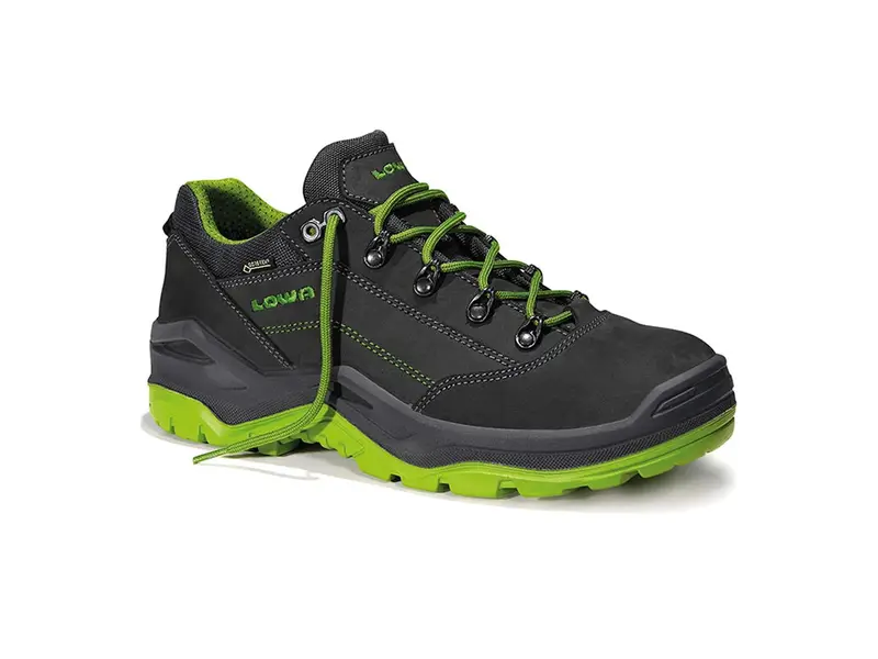 Chaussure basse à lacets Lowa Renegade Work GTX Green Lo S3, pointure 47