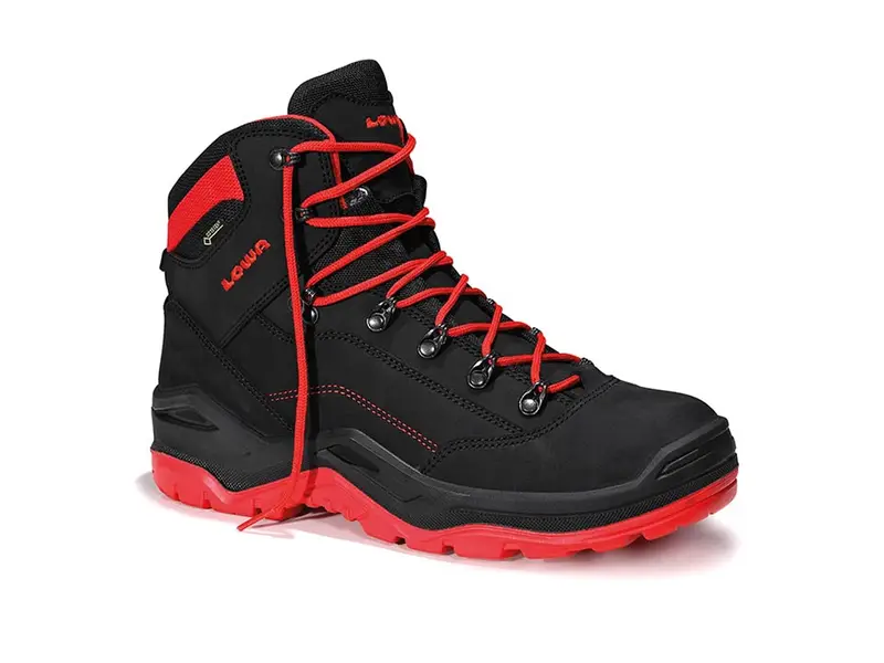 Schoen Lowa Renegade Work GTX Red Mid S3 Ci hoog veter maat 47