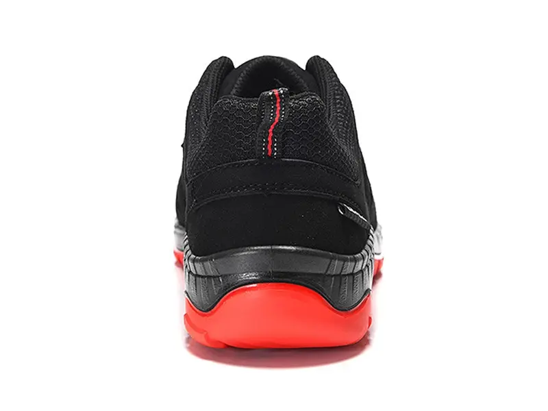 Chaussure de sécurité basse Elten Maddox noire et rouge, fermeture BOA, S3 SRC ESD, pointure 35