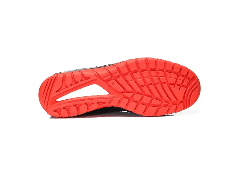 Chaussure de sécurité basse Elten Maddox noire et rouge, fermeture BOA, S3 SRC ESD, pointure 35