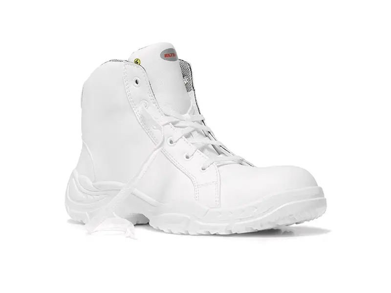 Elten White Loop Mid ESD S2 food veiligheidsschoen hoog veters SRC maat 47