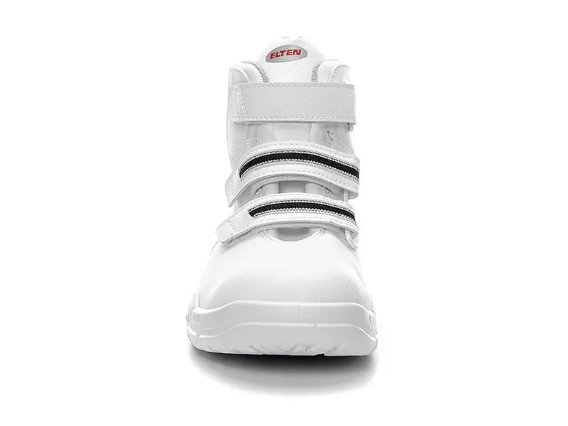 Chaussure de sécurité alimentaire Elten White Strap Mid ESD S3 à scratch montant SRC taille 42