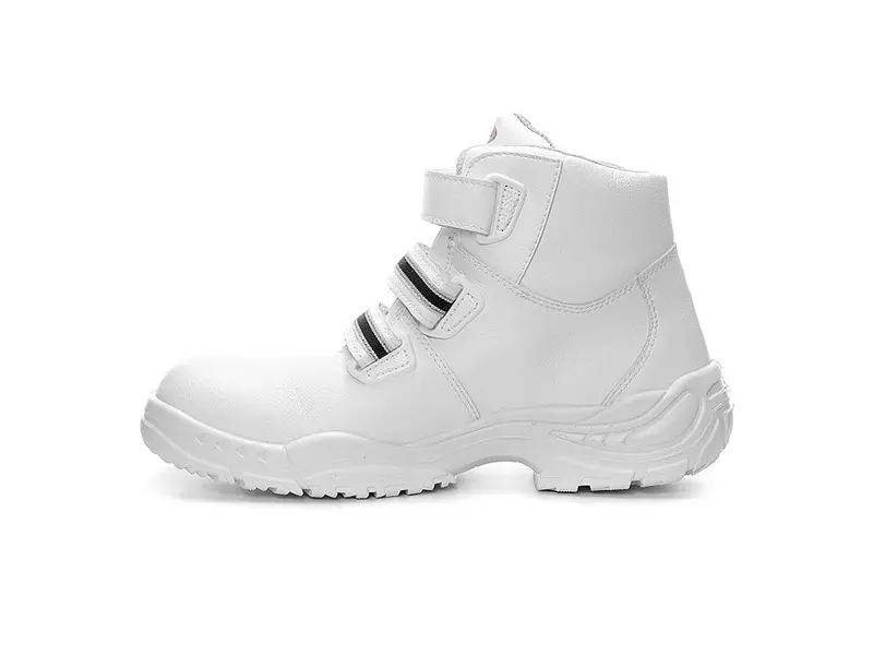 Chaussure de sécurité alimentaire Elten White Strap Mid ESD S3 à scratch montant SRC taille 42