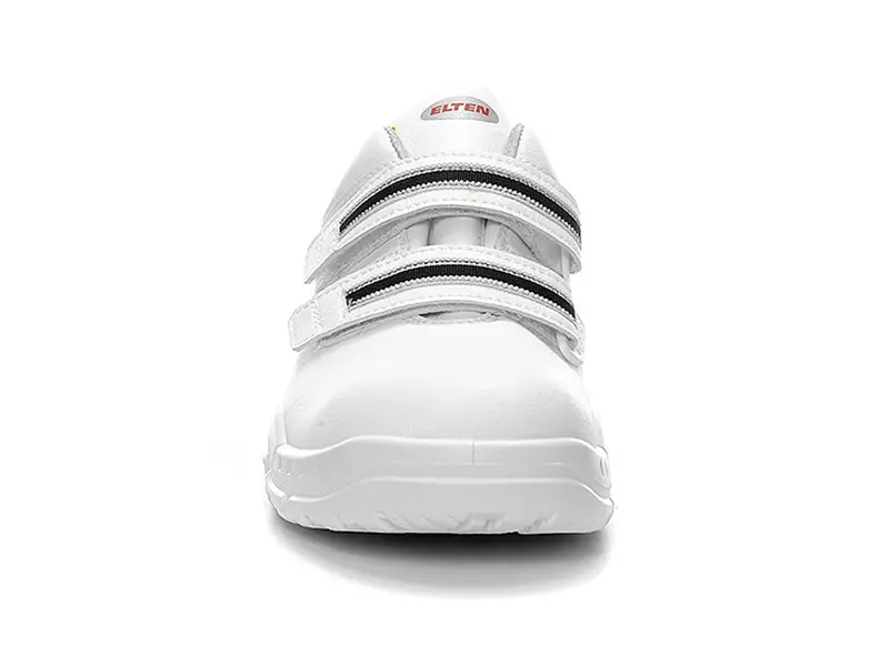 Chaussure de sécurité alimentaire Elten White Strap Low ESD S3 à scratch, pointure 39
