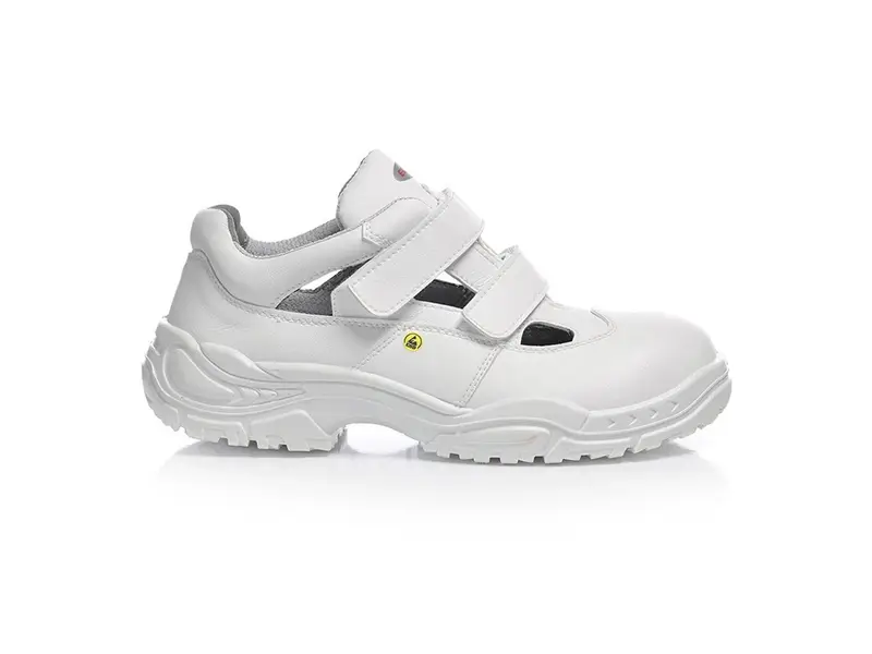 Chaussure de sécurité alimentaire Elten White Easy Low ESD S1 à scratch, taille 45