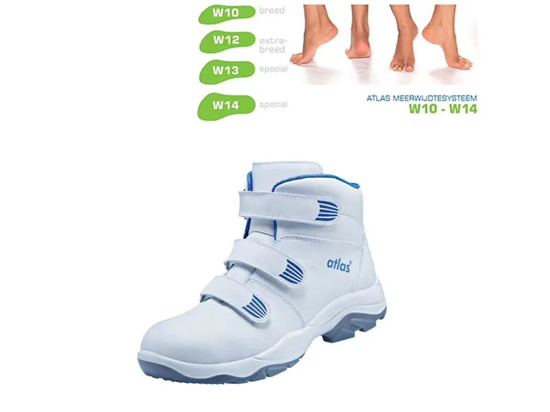 Chaussure de sécurité Atlas CL 570 S2 Velcro SRC ESD W10 taille 36