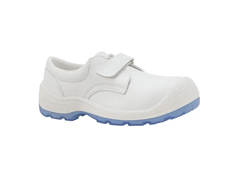 Chaussure basse Panther Diamante Totale S2 blanche à scratch, pointure 43