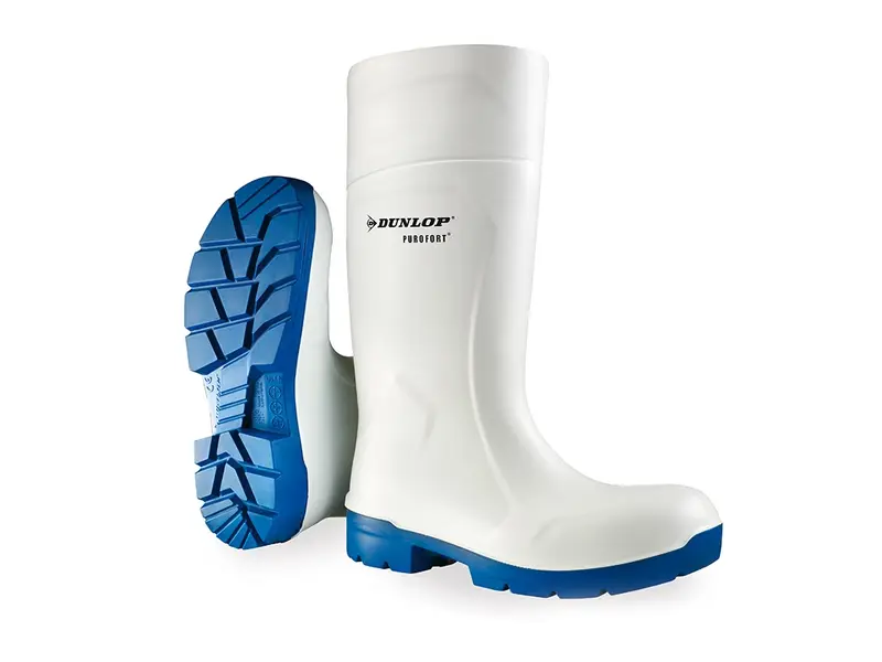 Bottes de sécurité Dunlop CA61131 Purofort Foodpro Multigrip Safety S4 CI alimentaire SRC blanches taille 35/36