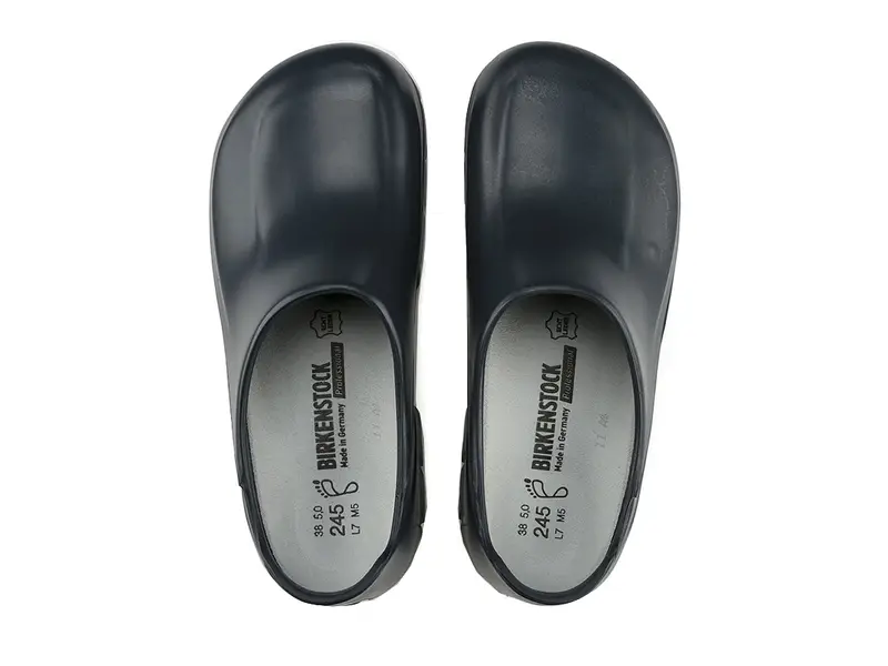 Sabot Alpro Birkenstock S2, talon fermé et embout en acier, bleu, pointure 37