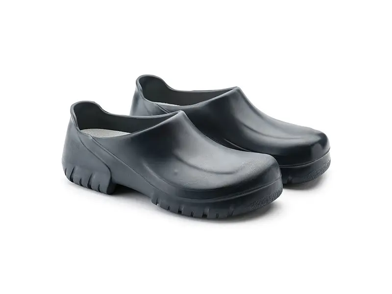Sabot Alpro Birkenstock S2, talon fermé et embout en acier, bleu, pointure 37