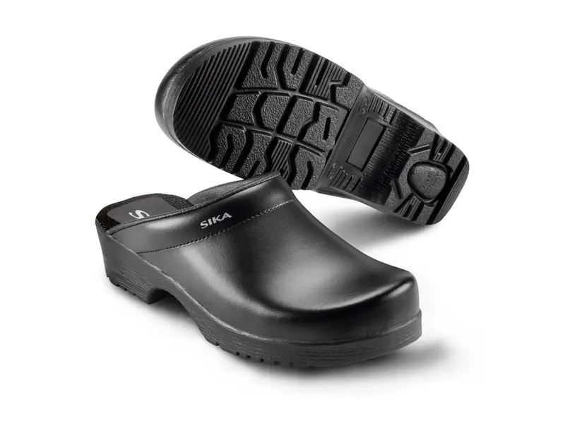 Sabots Sika 1186 Flexika à talon ouvert, semelle PU noire, pointure 42