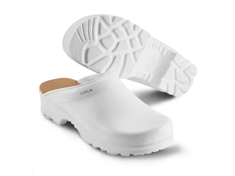 Clog Sika 8105 Flex LBS OB open heel white size 39